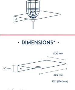 Hoopzi Étagères Applique Murale Longue En Acier Noir -Vaisseliers Soldes Magasin applique murale longue en acier noir 1