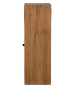 Woood Étagères Armoire Murale En Métal / Bois Naturelle 60x40x20 -Vaisseliers Soldes Magasin armoire murale en metal bois naturelle 60x40x20 3