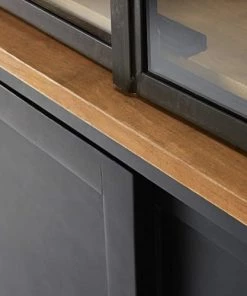 Maisons Du Monde Vaisseliers Bahut 4 Portes En Manguier Et Acacia Noir -Vaisseliers Soldes Magasin bahut 4 portes en manguier et acacia noir 1000 7 27 165995 4