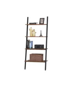 RED DECO Étagères Bibliothèque 4 Niveaux Médium MDF Marron H150cm -Vaisseliers Soldes Magasin bibliotheque 4 niveaux medium mdf marron h150cm 5