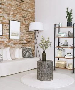 RED DECO Étagères Bibliothèque 5 Niveaux Médium MDF Marron H153CM -Vaisseliers Soldes Magasin bibliotheque 5 niveaux medium mdf marron h153cm 4