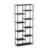 RED DECO Étagères Bibliothèque Acier Métal Noir H188CM