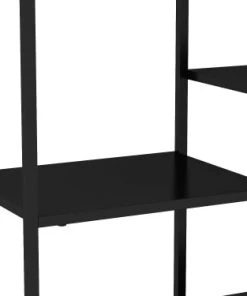 RED DECO Étagères Bibliothèque Acier Métal Noir H188CM -Vaisseliers Soldes Magasin bibliotheque acier metal noir h188cm 5