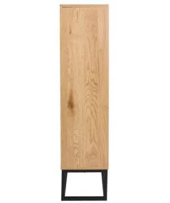 Altobuy Étagères Bibliothèque Aspect Bois Et Pieds Métal -Vaisseliers Soldes Magasin bibliotheque aspect bois et pieds metal 4