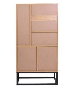 Altobuy Étagères Bibliothèque Aspect Bois Et Pieds Métal -Vaisseliers Soldes Magasin bibliotheque aspect bois et pieds metal 5