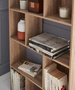 Alice's Garden Étagères Bibliothèque Design Asymétrique, 5 étagères, 10 Compartiments -Vaisseliers Soldes Magasin bibliotheque design asymetrique 5 etageres 10 compartiments 8