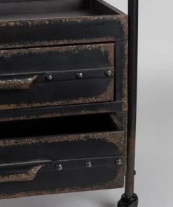 BOITE A DESIGN Étagères Bibliothèque Design En Métal Noir -Vaisseliers Soldes Magasin bibliotheque design en metal noir 4