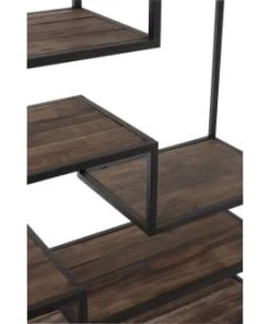 Hellin Étagères Bibliothèque Déstructurée En Métal 9 Tablettes 11 Hellin Étagères Bibliothèque Déstructurée En Métal 9 Tablettes -Vaisseliers Soldes Magasin bibliotheque destructuree en metal 9 tablettes 5