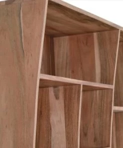 GINER Y COLOMER Étagères Bibliothèque En Manguier Marron -Vaisseliers Soldes Magasin bibliotheque en manguier marron 5