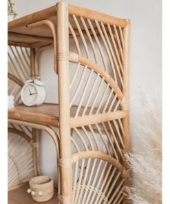 Saudara Collections Étagères Bibliothèque Rotin -Vaisseliers Soldes Magasin bibliotheque rotin 3