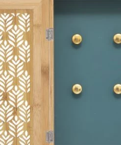 Decoratie Étagères Boîte à Clés Bambou 30x40cm -Vaisseliers Soldes Magasin boite a cles bambou 30x40cm 2