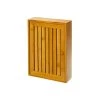 Wadiga Étagères Boîte à Clés Murale Bambou 19x6x27cm