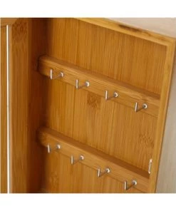 Wadiga Étagères Boîte à Clés Murale Bambou 19x6x27cm -Vaisseliers Soldes Magasin boite a cles murale bambou 19x6x27cm 2