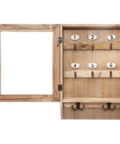 Decoratie Étagères Boîte à Clés Rétro En Bois -Vaisseliers Soldes Magasin boite a cles retro en bois 3