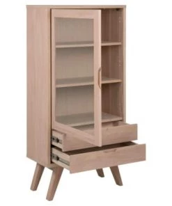 Meubles & Design Vitrines Buffet Haut Vitré 2 Tiroirs En Bois De Chêne 145cm 10 Meubles & Design Vitrines Buffet Haut Vitré 2 Tiroirs En Bois De Chêne 145cm -Vaisseliers Soldes Magasin buffet haut vitre 2 tiroirs en bois de chene 145cm 4