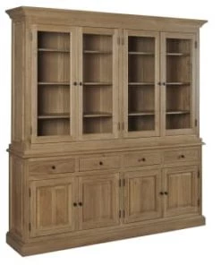 Hellin Vaisseliers Buffet Vaisselier En Chêne 4 Portes Vitrées 4 Tiroirs 4 Portes Bois -Vaisseliers Soldes Magasin buffet vaisselier en chene 4 portes vitrees 4 tiroirs 4 portes bois 2