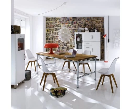 Meubles & Design Vitrines Buffet Vitré En Bois Blanc Style Vintage 5 Meubles & Design Vitrines Buffet Vitré En Bois Blanc Style Vintage – Image 5