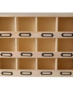 Artemio Étagères Casier De Rangement En Bois 12 Emplacements 39,5x29,5x22cm