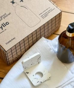 Little Pots Étagères Coffret Élémentaire Stylic : Support Mural + Distributeur De Savon -Vaisseliers Soldes Magasin coffret elementaire stylic support mural distributeur de savon 4