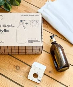 Little Pots Étagères Coffret Élémentaire Stylic : Support Mural + Distributeur De Savon -Vaisseliers Soldes Magasin coffret elementaire stylic support mural distributeur de savon 5