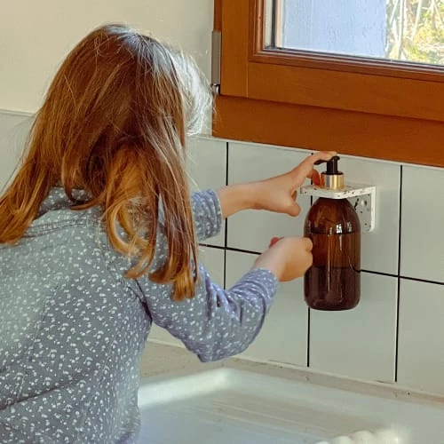 Little Pots Étagères Coffret Premium Stylic : Support Mural + Distributeur De Savon 3 Little Pots Étagères Coffret Premium Stylic : Support Mural + Distributeur De Savon – Image 3