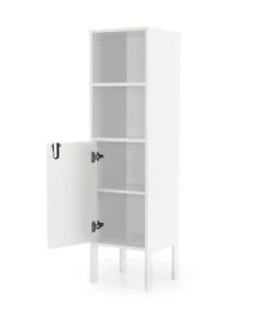 Tenzo Étagères Colonne De Rangement En Bois 1 Porte 2 Niches H152cm Blanc 8 Tenzo Étagères Colonne De Rangement En Bois 1 Porte 2 Niches H152cm Blanc -Vaisseliers Soldes Magasin colonne de rangement en bois 1 porte 2 niches h152cm blanc 3