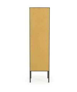Tenzo Étagères Colonne De Rangement En Bois 1 Porte 2 Niches H152cm Bleu Canard -Vaisseliers Soldes Magasin colonne de rangement en bois 1 porte 2 niches h152cm bleu canard 3