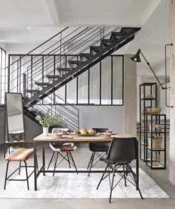 Maisons Du Monde Étagères Colonne Indus En Sapin Massif Et Métal -Vaisseliers Soldes Magasin colonne indus en sapin massif et metal 1000 11 23 129993 7