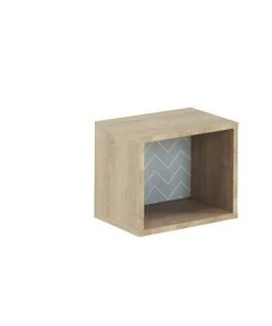 Calicosy Étagères Cube Mural 29x36x25cm - Marron -Vaisseliers Soldes Magasin cube mural 29x36x25cm marron 3