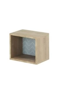 Calicosy Étagères Cube Mural 29x36x25cm - Marron -Vaisseliers Soldes Magasin cube mural 29x36x25cm marron 5