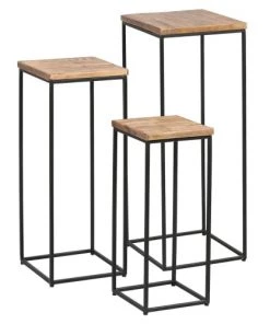 Altobuy Étagères Ensemble De 3 Sellettes Gigognes