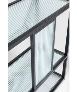 Kare Design Étagères Etagère 195cm En Acier Et Verre -Vaisseliers Soldes Magasin etagere 195cm en acier et verre 2