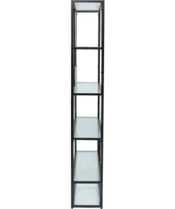 Kare Design Étagères Etagère 195cm En Acier Et Verre -Vaisseliers Soldes Magasin etagere 195cm en acier et verre 4