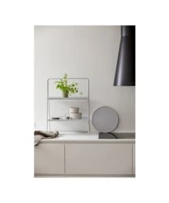 Zone Denmark Étagères Etagère 2 Plateaux En Acier Gris Clair -Vaisseliers Soldes Magasin etagere 2 plateaux en acier gris clair 5
