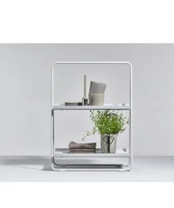 Zone Denmark Étagères Etagère 2 Plateaux En Fer Gris Clair -Vaisseliers Soldes Magasin etagere 2 plateaux en fer gris clair 2