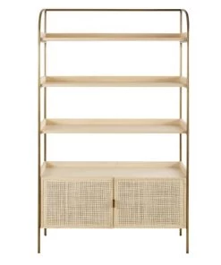 Maisons Du Monde Étagères Étagère 2 Portes Cannage En Rotin
