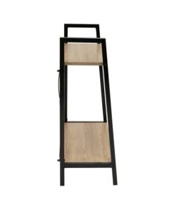 The Home Deco Factory Étagères Etagère 2 Tablettes En Bois Et Métal -Vaisseliers Soldes Magasin etagere 2 tablettes en bois et metal 3