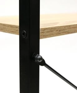 The Home Deco Factory Étagères Etagère 2 Tablettes En Bois Et Métal -Vaisseliers Soldes Magasin etagere 2 tablettes en bois et metal 4