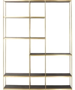 Kare Design Étagères Etagère 200cm En Acier Et Chêne Massif