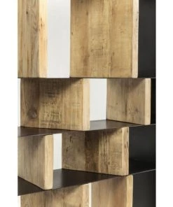 Kare Design Étagères Etagère 243cm En Acier Et Pin Massif -Vaisseliers Soldes Magasin etagere 243cm en acier et pin massif 2