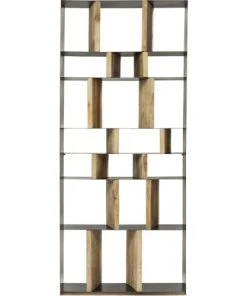 Kare Design Étagères Etagère 243cm En Acier Et Pin Massif