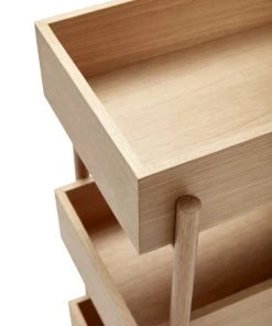 Hubsch Étagères Étagère 3 Compartiments En Bois Beige -Vaisseliers Soldes Magasin etagere 3 compartiments en bois beige 5