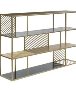 Rendez Vous Déco Étagères Etagère 3 Niveaux En Métal Et Verre -Vaisseliers Soldes Magasin etagere 3 niveaux en metal et verre 2