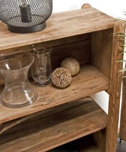 MACABANE Étagères Etagère 3 Niveaux En Pin Recyclé -Vaisseliers Soldes Magasin etagere 3 niveaux en pin recycle 2