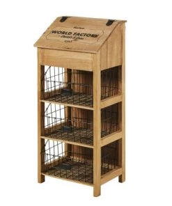 Maisons Du Monde Étagères Etagère 3 Paniers En Métal Noir