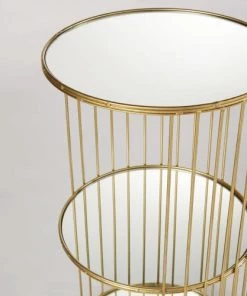 Maisons Du Monde Étagères Etagère 3 Plateaux En Verre Et Métal Doré -Vaisseliers Soldes Magasin etagere 3 plateaux en verre et metal dore 1000 12 25 201581 3