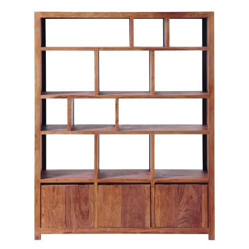 Maisons Du Monde Étagères Étagère 3 Portes En Sheesham Massif 1 Maisons Du Monde Étagères Étagère 3 Portes En Sheesham Massif