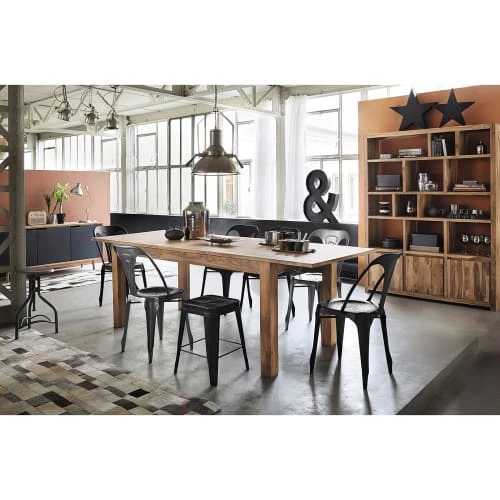 Maisons Du Monde Étagères Étagère 3 Portes En Sheesham Massif 2 Maisons Du Monde Étagères Étagère 3 Portes En Sheesham Massif – Image 2