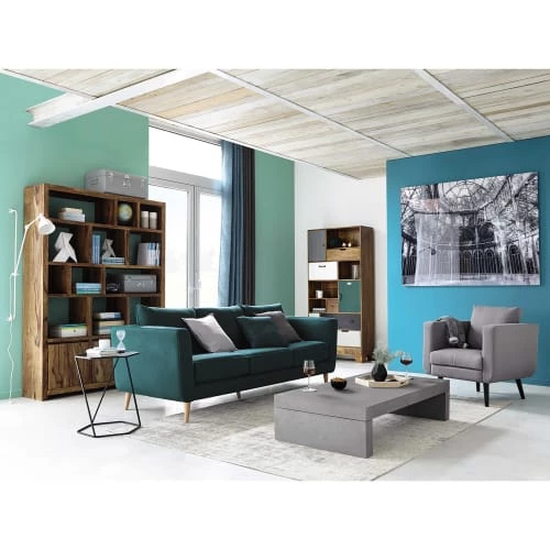 Maisons Du Monde Étagères Étagère 3 Portes En Sheesham Massif 5 Maisons Du Monde Étagères Étagère 3 Portes En Sheesham Massif – Image 5