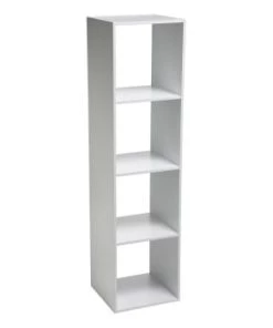 Five Simply Smart Étagères Étagère Bois 4 Cases Haut Naturel -Vaisseliers Soldes Magasin etagere 4 cases haut blanc